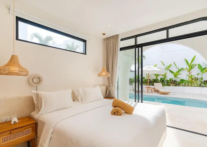 Ferienhaus Amici - 3br Pool Villa, Walk To Cafes - Pererenan Canggu